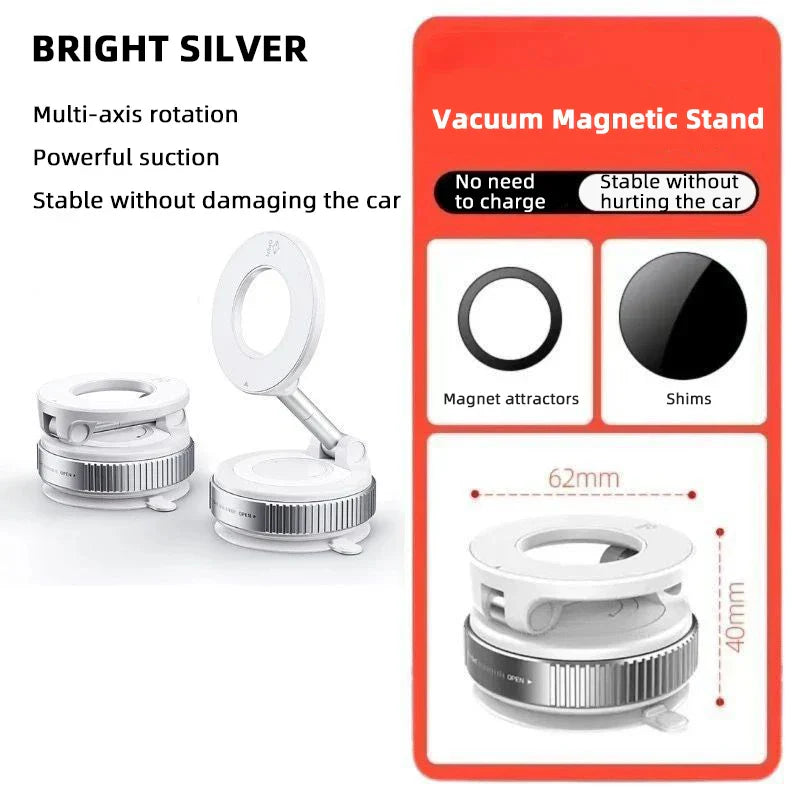 "Magnetic Phone Holder K007 - 3-Axis Rotation, Convenient & Versatile!"